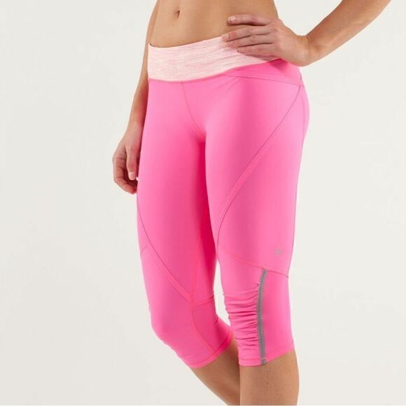 Womens Lululemon Run: Pace Crop - Picture 1 of 6